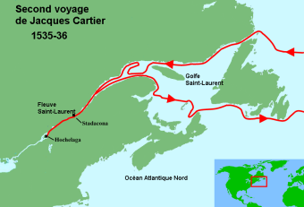 Second voyage de Cartier, 1535-1536.
